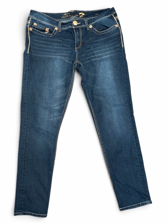 Seven7 Denim - Seven7 Skinny Jeans in Dark Blue Wash